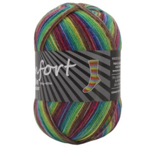 Comfort Sockenwolle Rainbow stripe