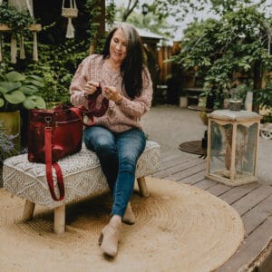 della Q Maker’s Canvas Mesh Tote