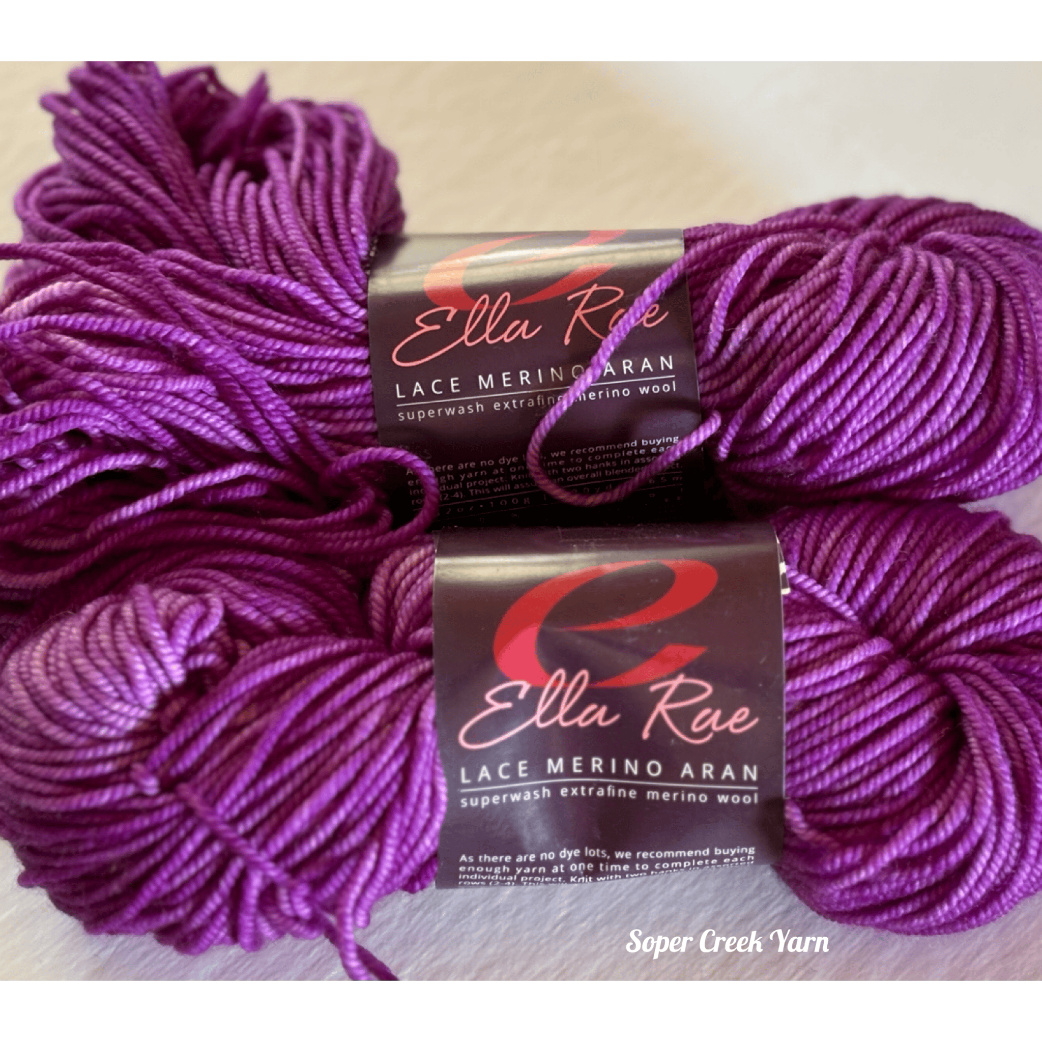 Purple aran wool best sale